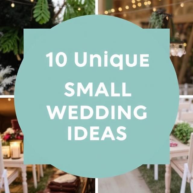 small wedding ideas