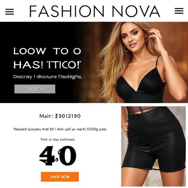 fashion nova discount code 40