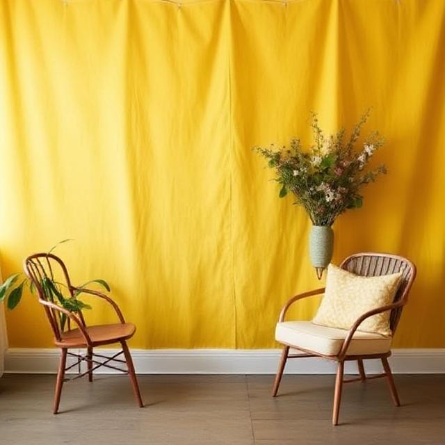Old-Fashioned Yellow Cloth