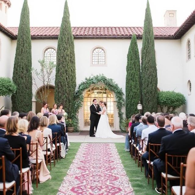 Santa Barbara Courthouse wedding