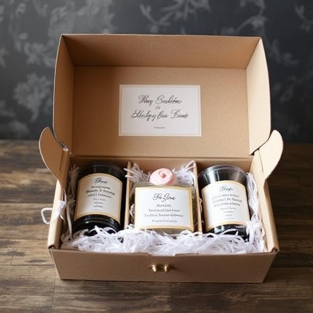 wedding cake tasting box