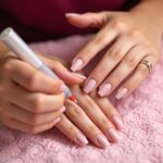 Nail polish on gel nails