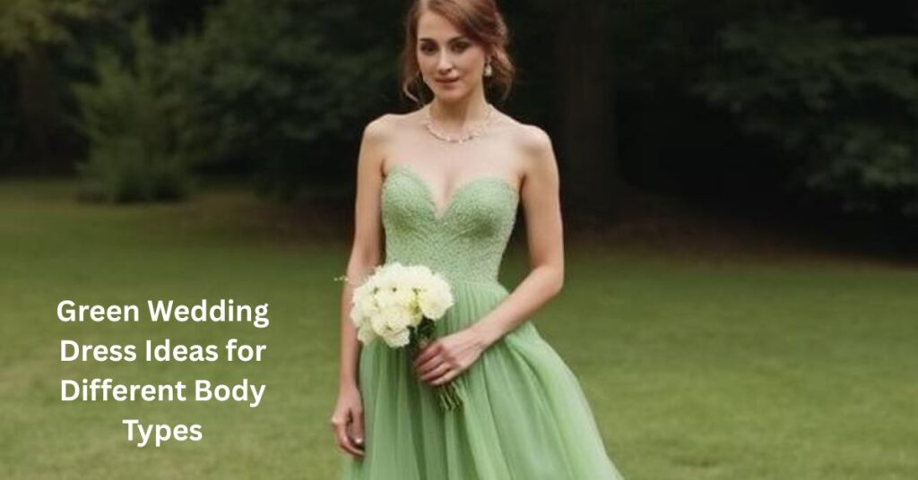 Green Wedding Dress Ideas for Different Body Types