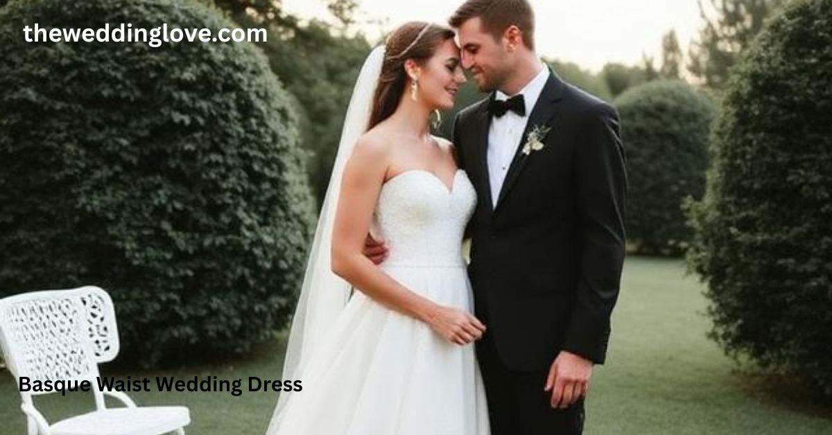 Basque Waist Wedding Dress