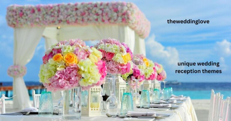 unique wedding reception themes